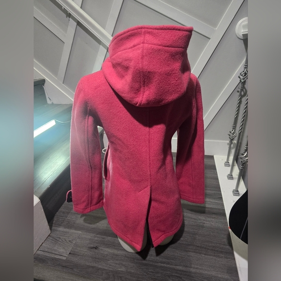 Elegant Pink Toggle Pea Coat - Picture 4 of 5